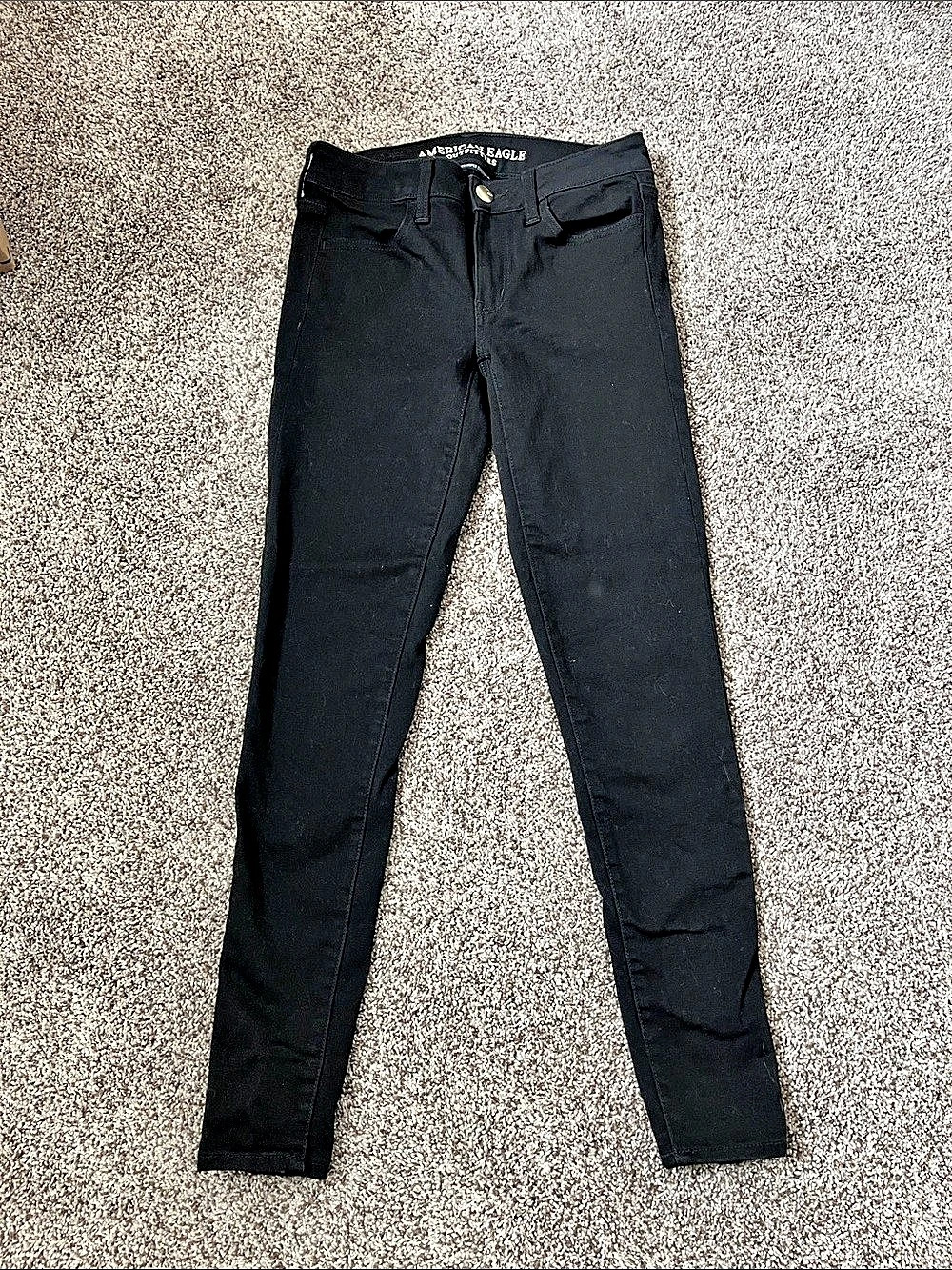 American Eagle Outfitters Jegging Skinny Jeans Black Size 2